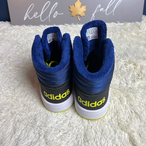 Adidas hoops mid 2.0 K sneakers big boys size 5 - Picture 7 of 10